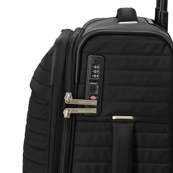 Travelite Barbara 4 wielen Cabinewagen S 55 cm met uitbreidingsplooi