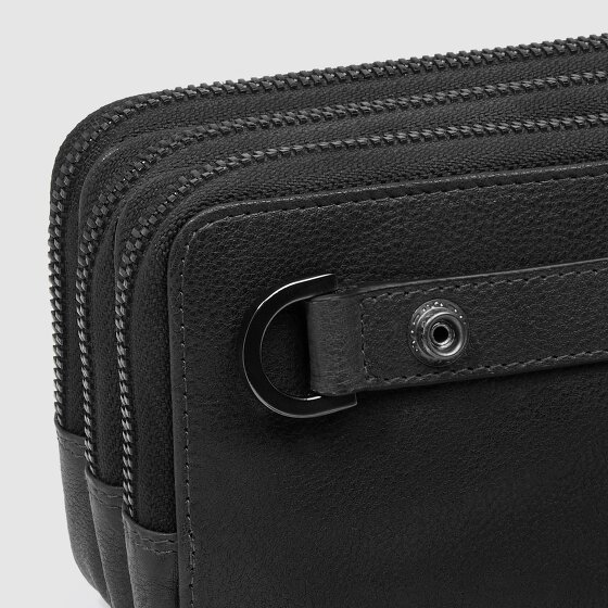 Piquadro Cronus Toilettas Leer 19.5 cm