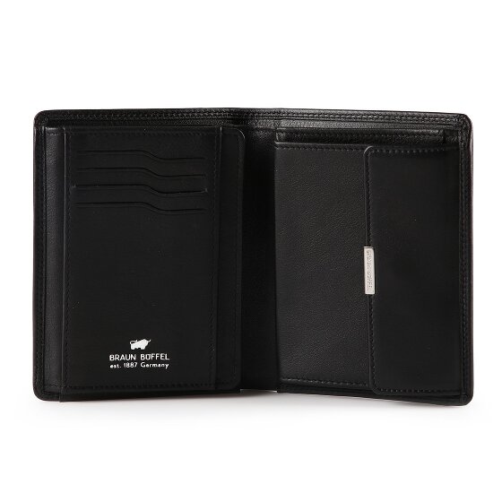 Braun Büffel Golf 3.0 Portemonnee RFID-bescherming Leer 10 cm