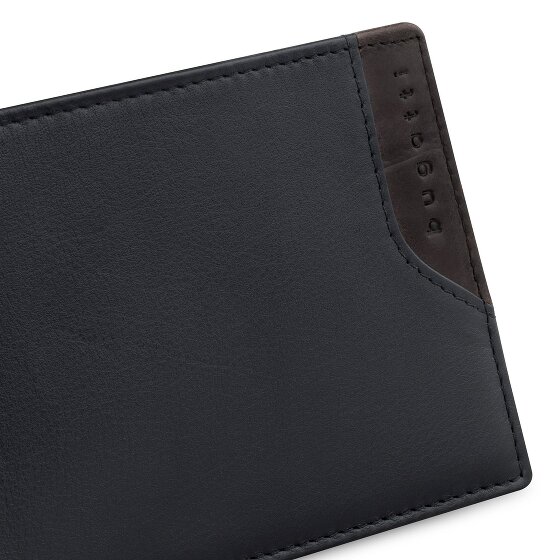 bugatti Corso DeLuxe Portemonnee RFID-bescherming Leer 11.5 cm
