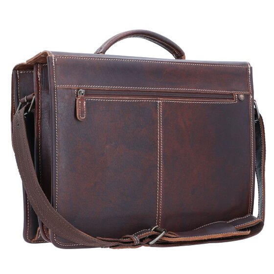 Greenburry Aktetas leer 39 cm