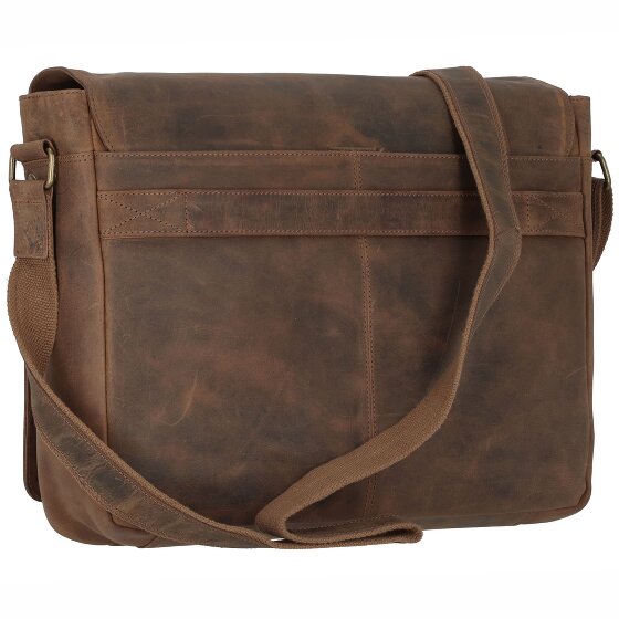 Greenland Nature Montenegro Messenger Leer 40 cm Laptopcompartiment