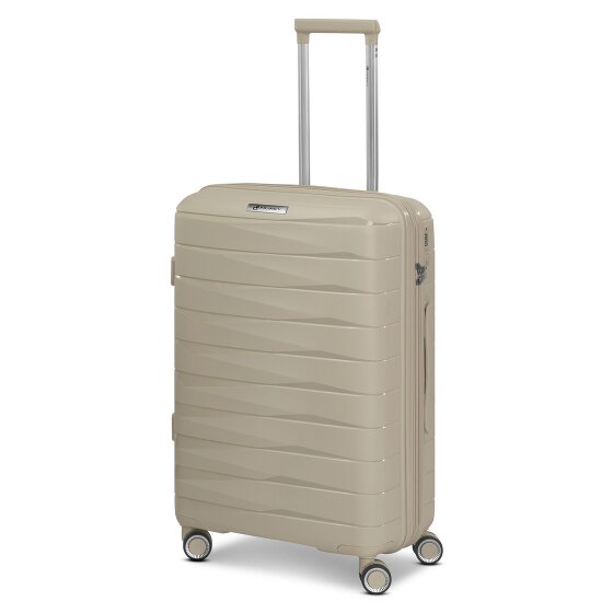Franky London 4 wielen Trolley M 65 cm met uitbreidingsplooi