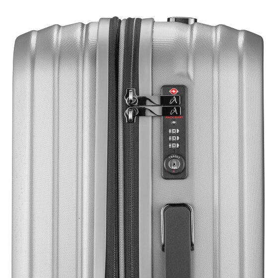 Pack Easy Genius 4 wielen Trolley M 66 cm met uitbreidingsplooi