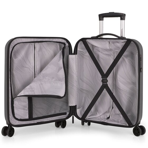 Gabol Paradise XP 4 wielen Cabinewagen S 55 cm met uitbreidingsplooi