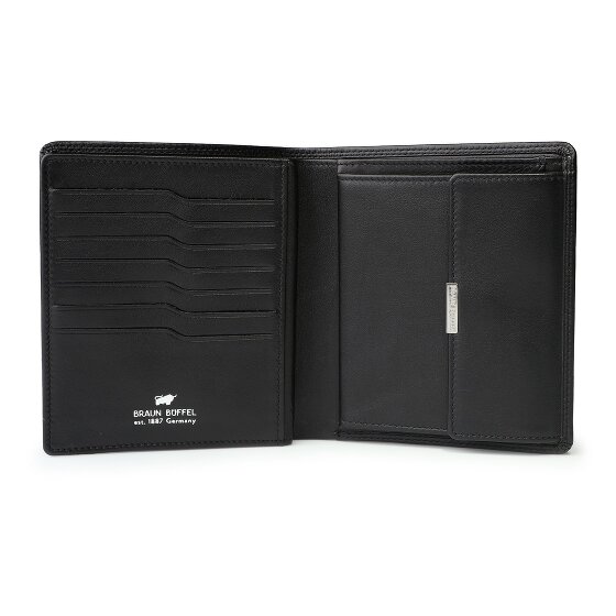 Braun Büffel Golf 3.0 Portemonnee RFID-bescherming Leer 11 cm