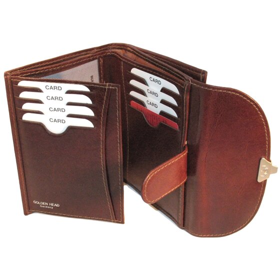 Golden Head Colorado Portemonnee RFID Leer 10 cm
