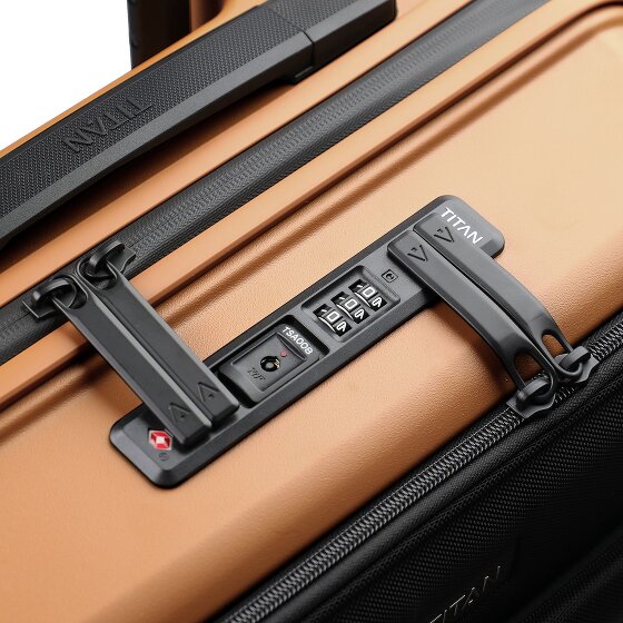 Titan Upgrade 4 wielen Cabinewagen 55 cm Laptop compartiment