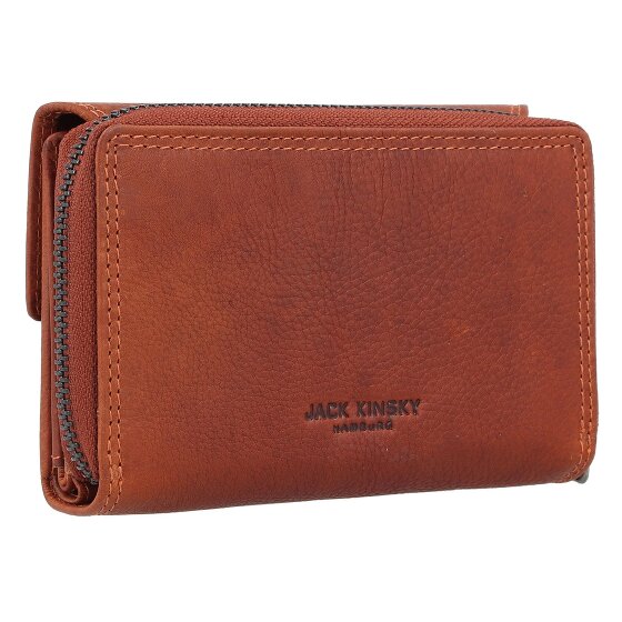 Jack Kinsky Montreal Portemonnee RFID-bescherming Leer 13.5 cm