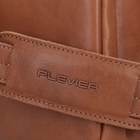 Plevier Hearst Koffer Leer 43 cm Laptop compartiment