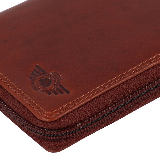 Greenburry Vintage Portemonnee RFID-bescherming Leer 12.5 cm