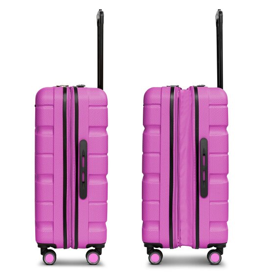 Franky Munich 4.0 4-wiel trolley M 66 cm met uitbreidingsplooi