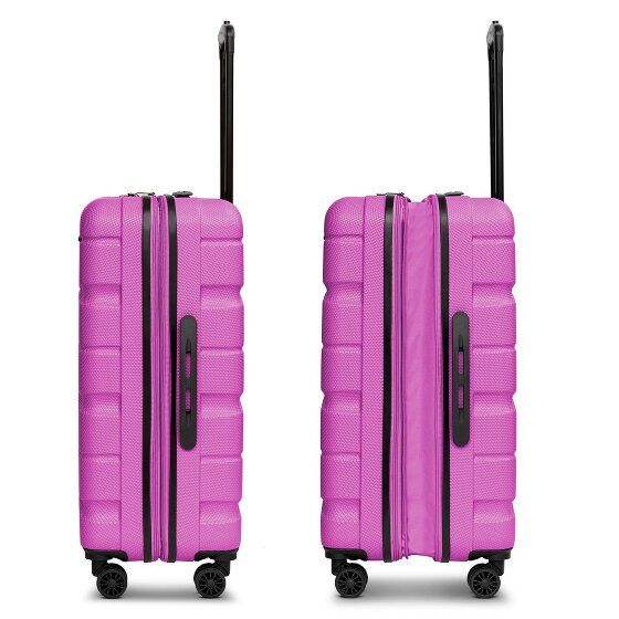 Franky Munich 4.0 4-wiel trolley M 66 cm met uitbreidingsplooi