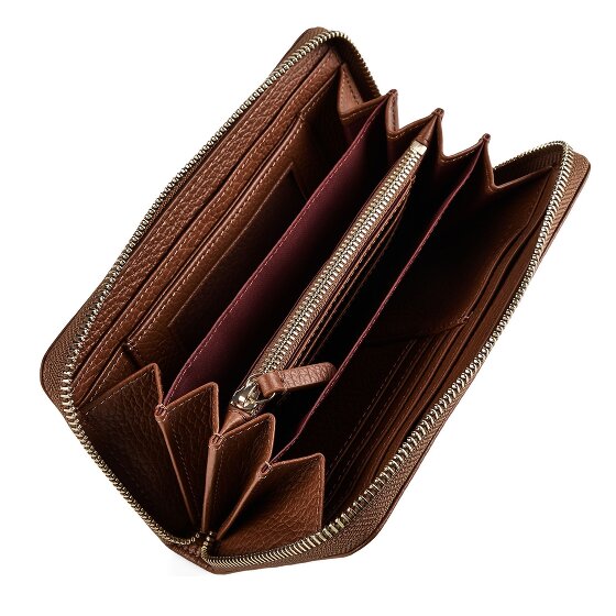 Coccinelle Metallic Soft Portemonnee Leder 10 cm