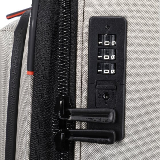 Travelite Crosslite 5.0 4 wielen Trolley M 66 cm met uitbreidingsplooi
