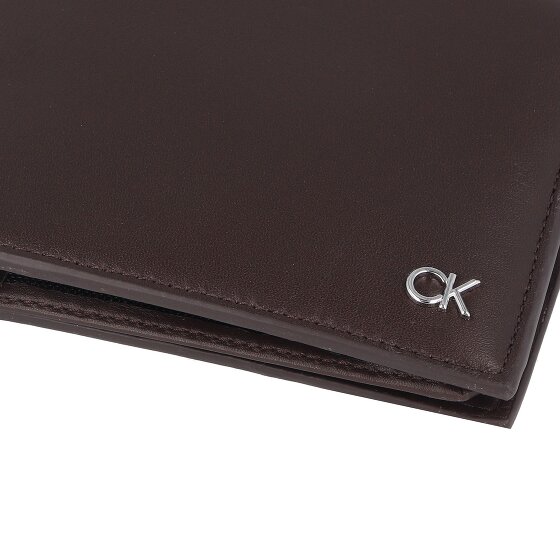 Calvin Klein Metal CK Portemonnee RFID-bescherming Leder 13 cm