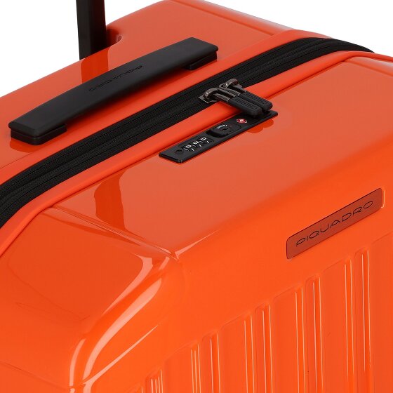 Piquadro PQ-Light 4 wielen Trolley M 69 cm met uitbreidingsplooi