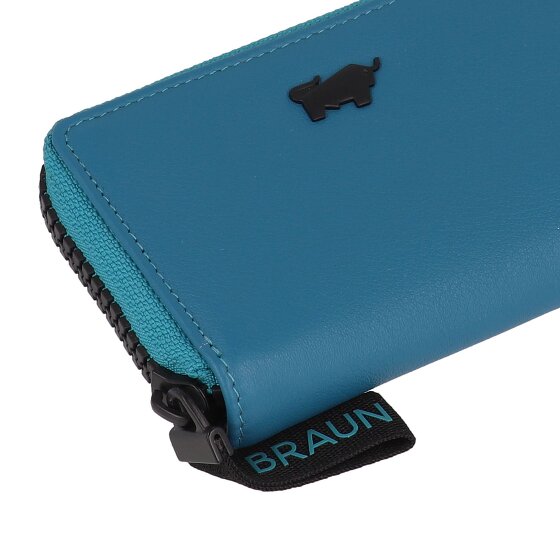 Braun Büffel Capri Portemonnee RFID-bescherming Leer 11 cm