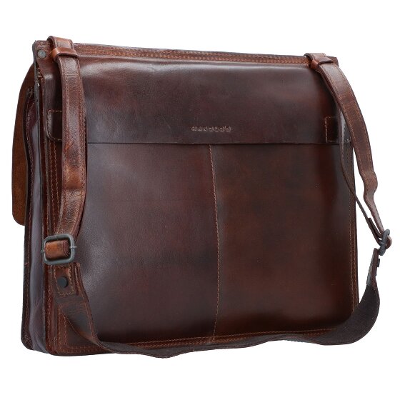 Harold's Aberdeen Boodschapper Leer 37 cm Laptop compartiment