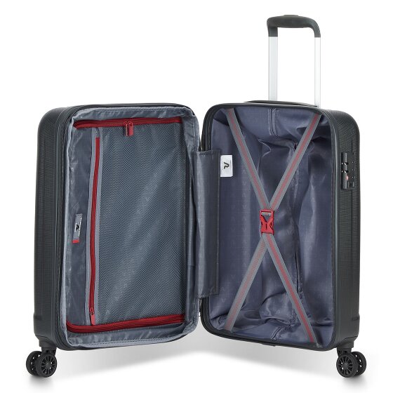 Roncato Kinetic 2.0 4 wielen Cabinewagen 55 cm met uitbreidingsplooi