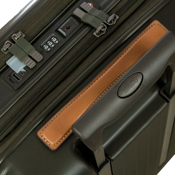 Bric's Taormina 4 wielen Trolley S 57 cm met uitbreidingsplooi