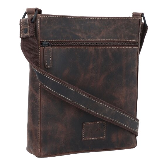 Jack Kinsky Baltimore 30 Schoudertas Leer 30 cm