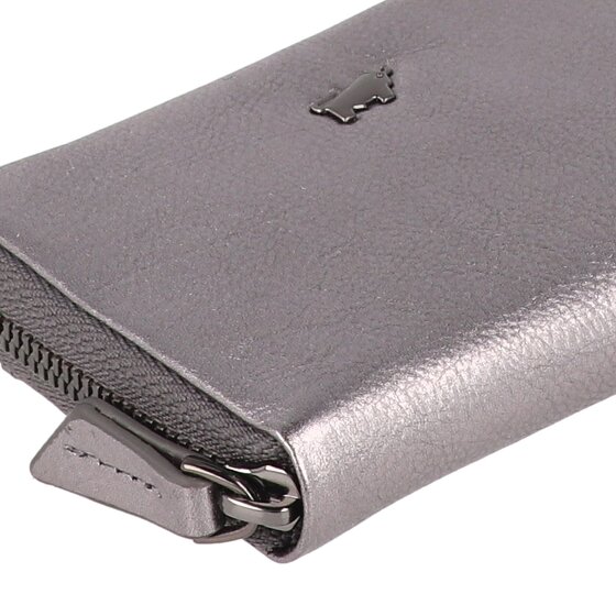 Braun Büffel Robijn munttas RFID leer 10.5 cm