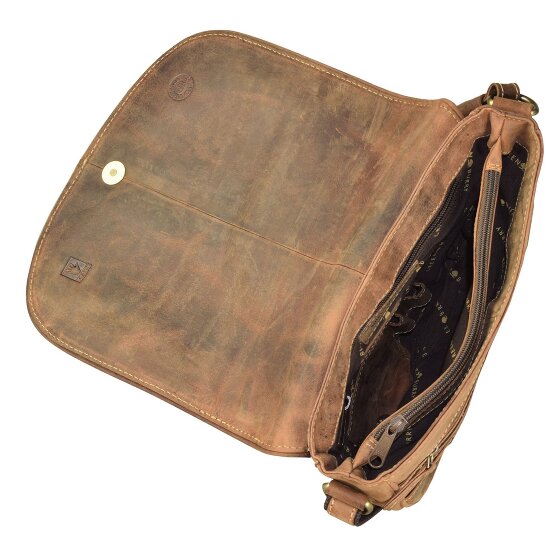 Greenburry Vintage Schoudertas Leer 28 cm