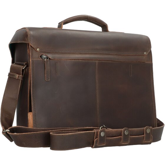 aunts & uncles Hunter Finn Aktetas Leer 40 cm Laptopcompartiment