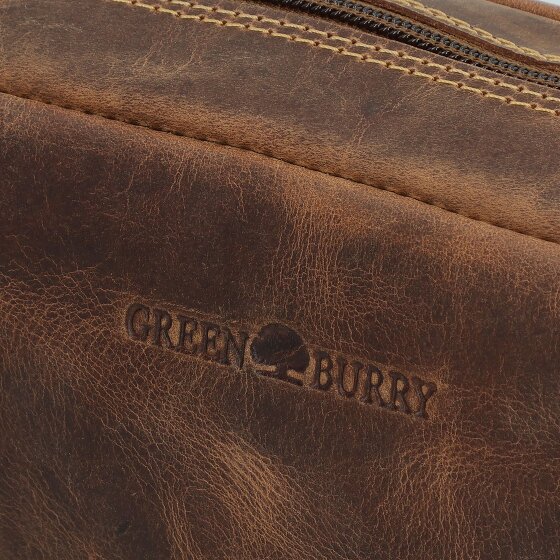 Greenburry Vintage Potloodetui Leer 21 cm