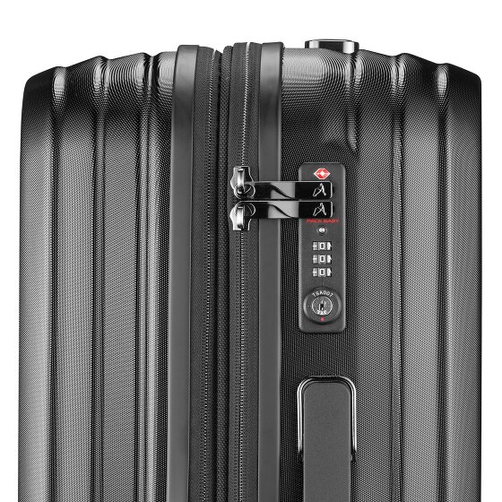 Pack Easy Genius 4 wielen Trolley M 66 cm met uitbreidingsplooi