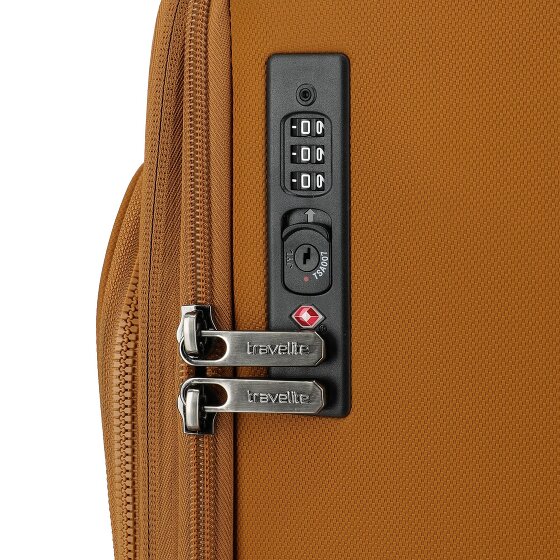 Travelite Priima 4 wielen Cabinewagen M 68 cm met uitbreidingsplooi
