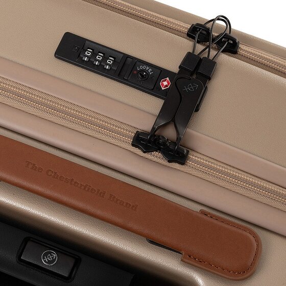 The Chesterfield Brand Zuna 4 wielen Cabinewagen S 55 cm Laptop compartiment