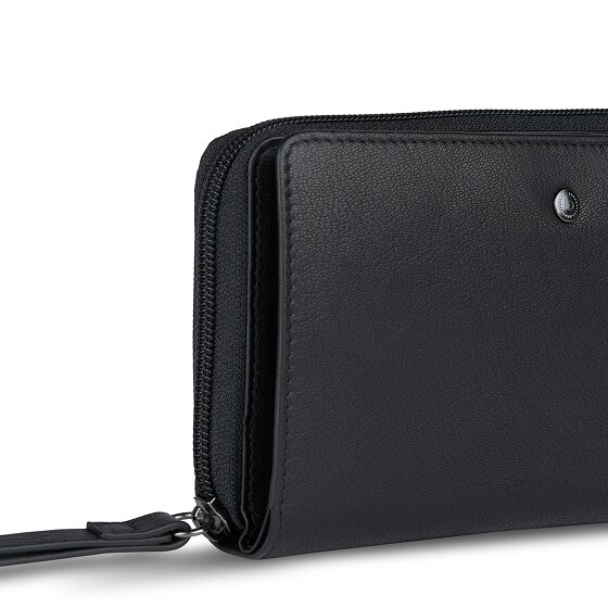 bugatti Black Magic Portemonnee RFID-bescherming Leer 15.5 cm