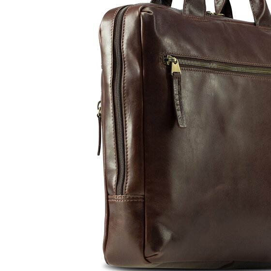 Jost Skagen Koffer Leer 38 cm Laptop compartiment
