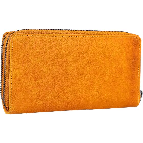 Mika Leren portemonnee 19 cm