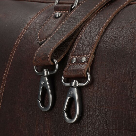 Jack Kinsky Porto 4 Weekender reistas Leer 55 cm