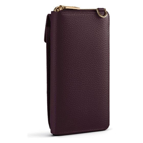 Lazarotti Bologna Leren Zip-Around Portemonnee Mobiel Telefoonhoesje Leer 19 cm