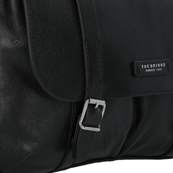 The Bridge Cesare Aktetas Messenger Leer 38 cm Laptop compartiment