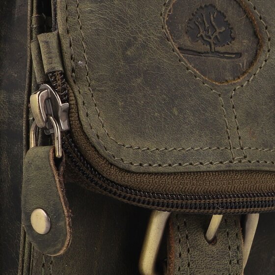 Greenburry Vintage Fanny pack Leer 13.5 cm