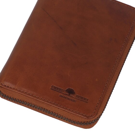 Greenburry Newport Portemonnee RFID-bescherming Leer 10 cm