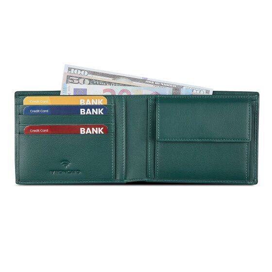 Roncato Detroit Portemonnee RFID-bescherming Leer 12 cm