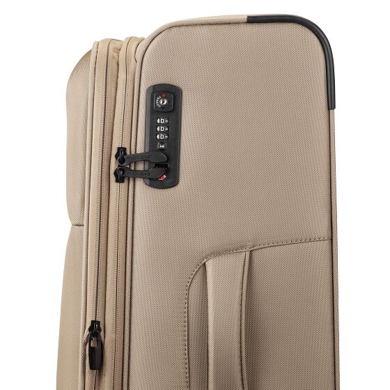 Pack Easy GoOn 4 wielen Trolley M 67 cm met uitbreidingsplooi