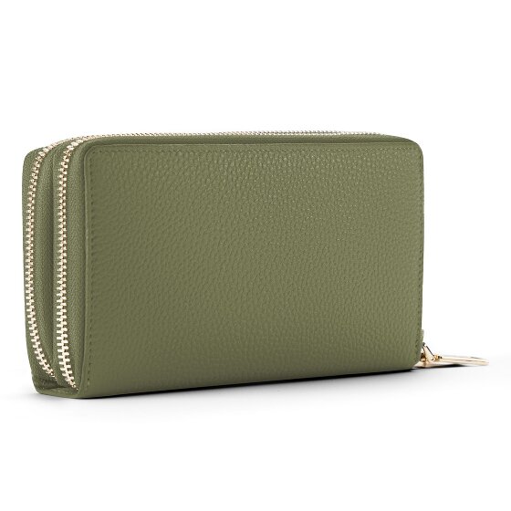 Lazarotti Bologna Leather XL portemonnee met dubbele ritssluiting rondom, RFID-bescherming, leer, 20 cm