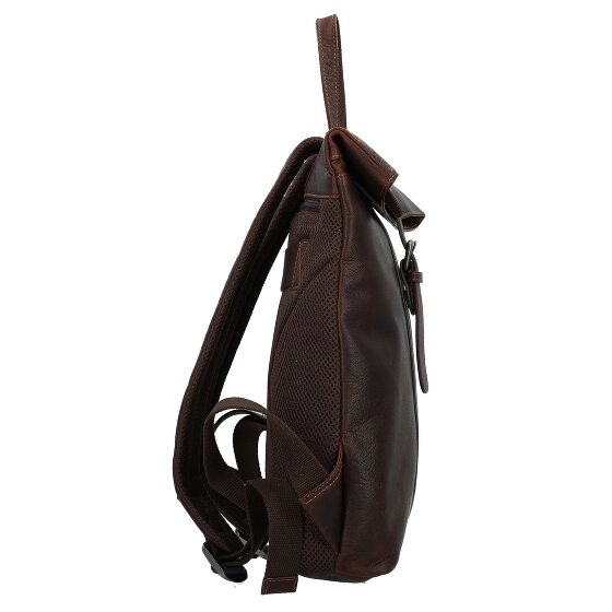 Jack Kinsky Porto Dagrugzak Leer 37 cm Laptop compartiment