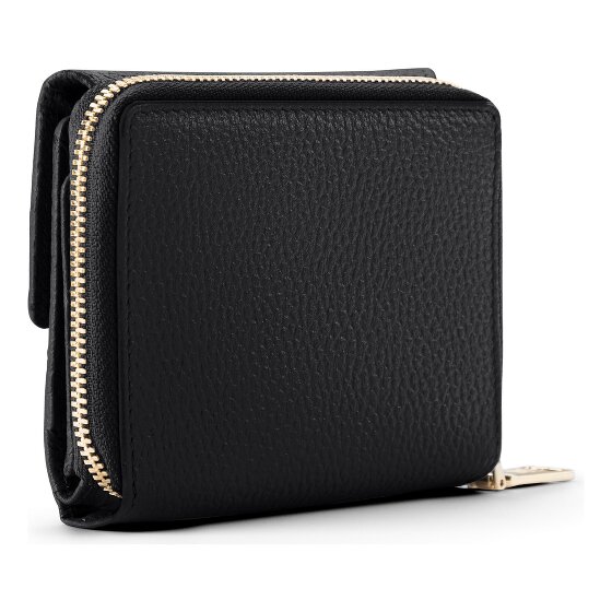 Lazarotti Bologna leer portemonnee met rits rondom, 12 cm
