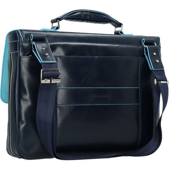 Piquadro Blue Square Briefcase II Leather 40 cm Laptopcompartiment