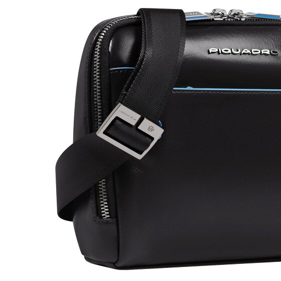 Piquadro Blue Square Schoudertas Leer 21 cm