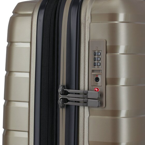 Travelite Air Base 4 wielen Cabinewagen 55 cm met uitbreidingsplooi