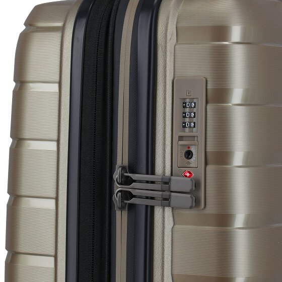 Travelite Air Base 4 wielen Cabinewagen 55 cm met uitbreidingsplooi